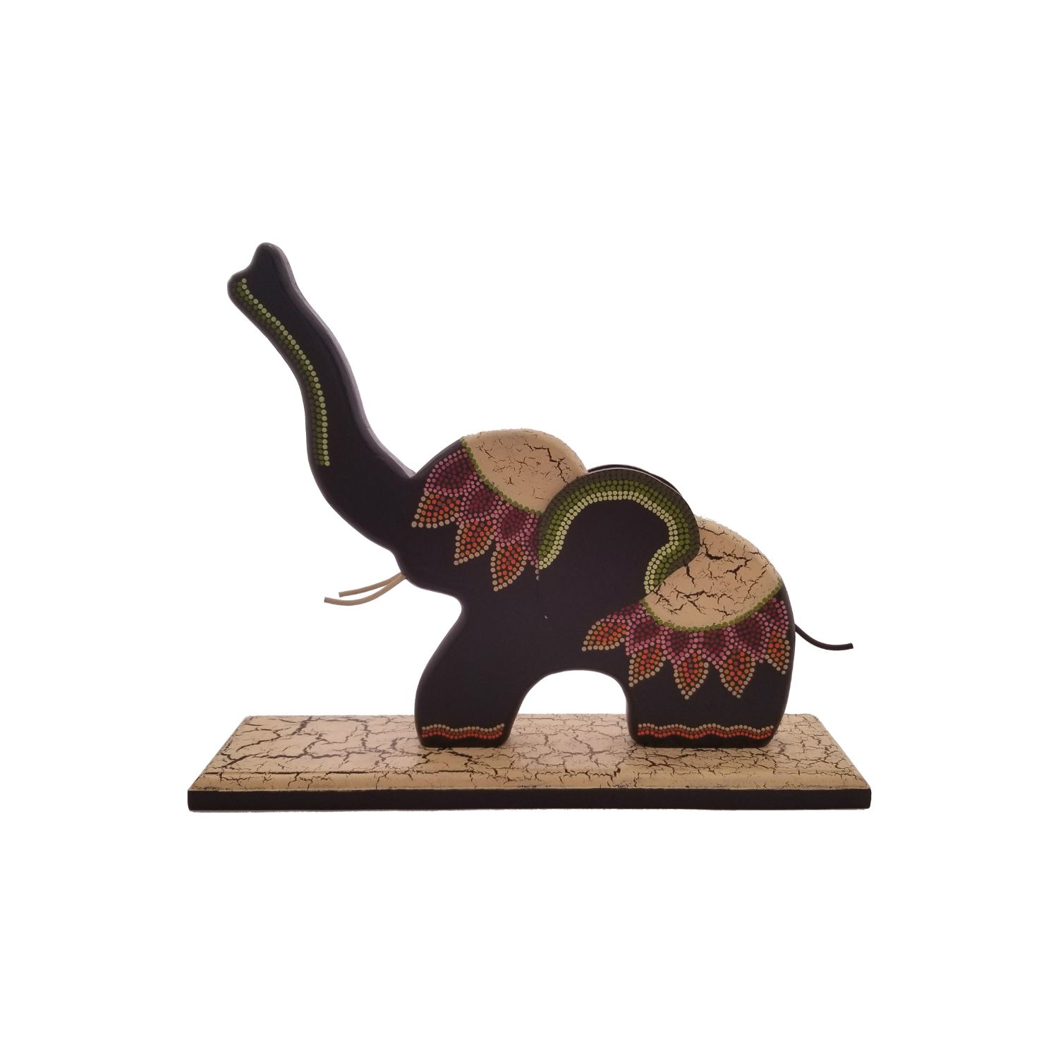 Set de 3 Elefantes Decorativos (Puntillismo) - Image 2