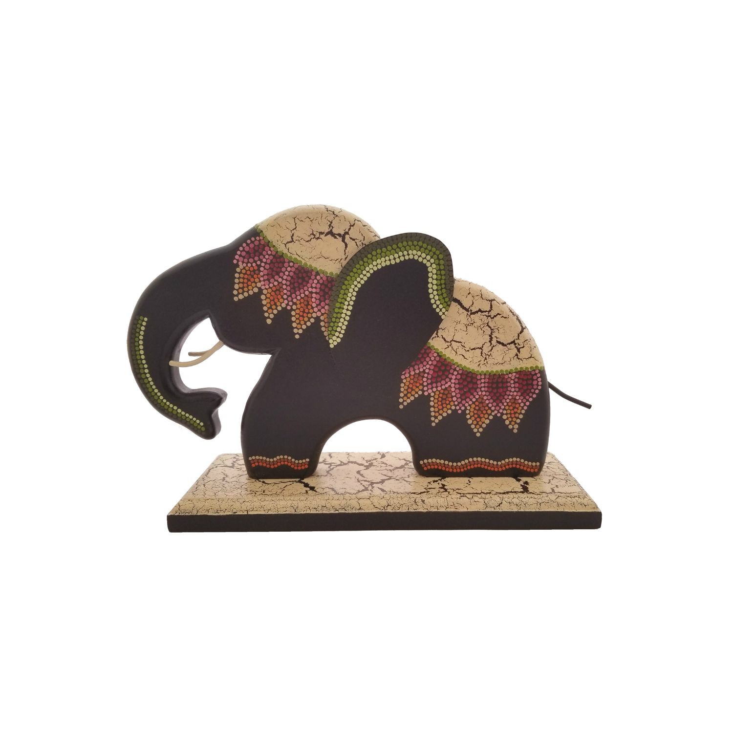 Set de 3 Elefantes Decorativos (Puntillismo) - Image 3