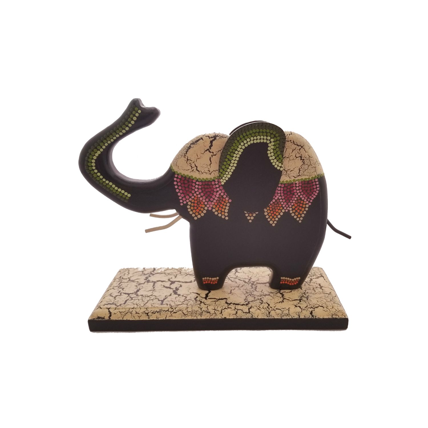 Set de 3 Elefantes Decorativos (Puntillismo) - Image 4