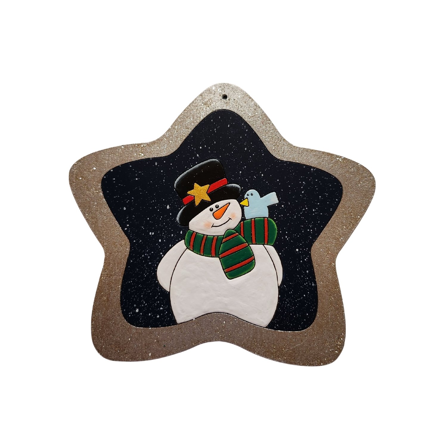 Adornos Navideños Para Arbolito "Estrellas Plateadas" (pack 4 Unid) - Image 5