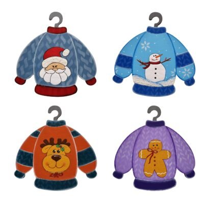 Adornos Navideños Para Arbolito "Sacos Navideños" (pack 4 Unid)